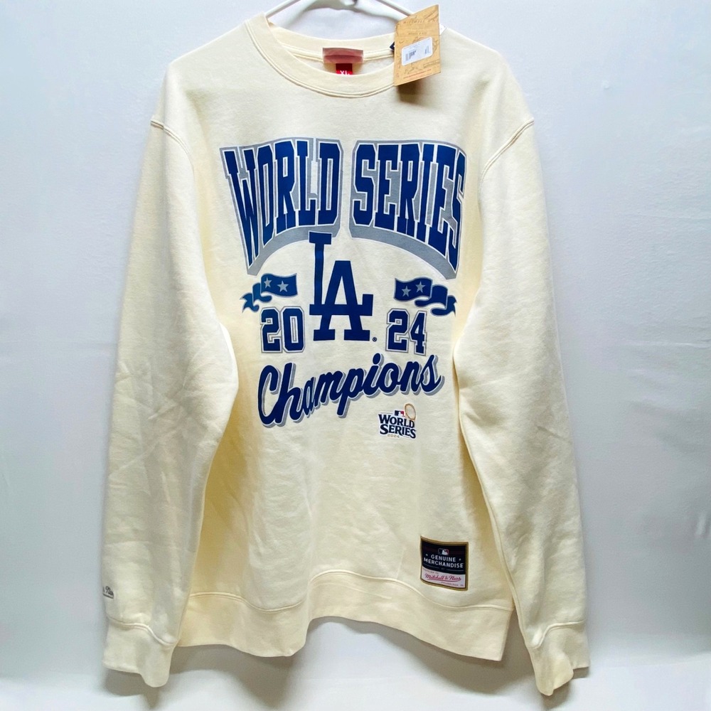 Los Angeles LA Dodgers MLB Sweatshirt XL 2024 Baseball World Series Champs M & N